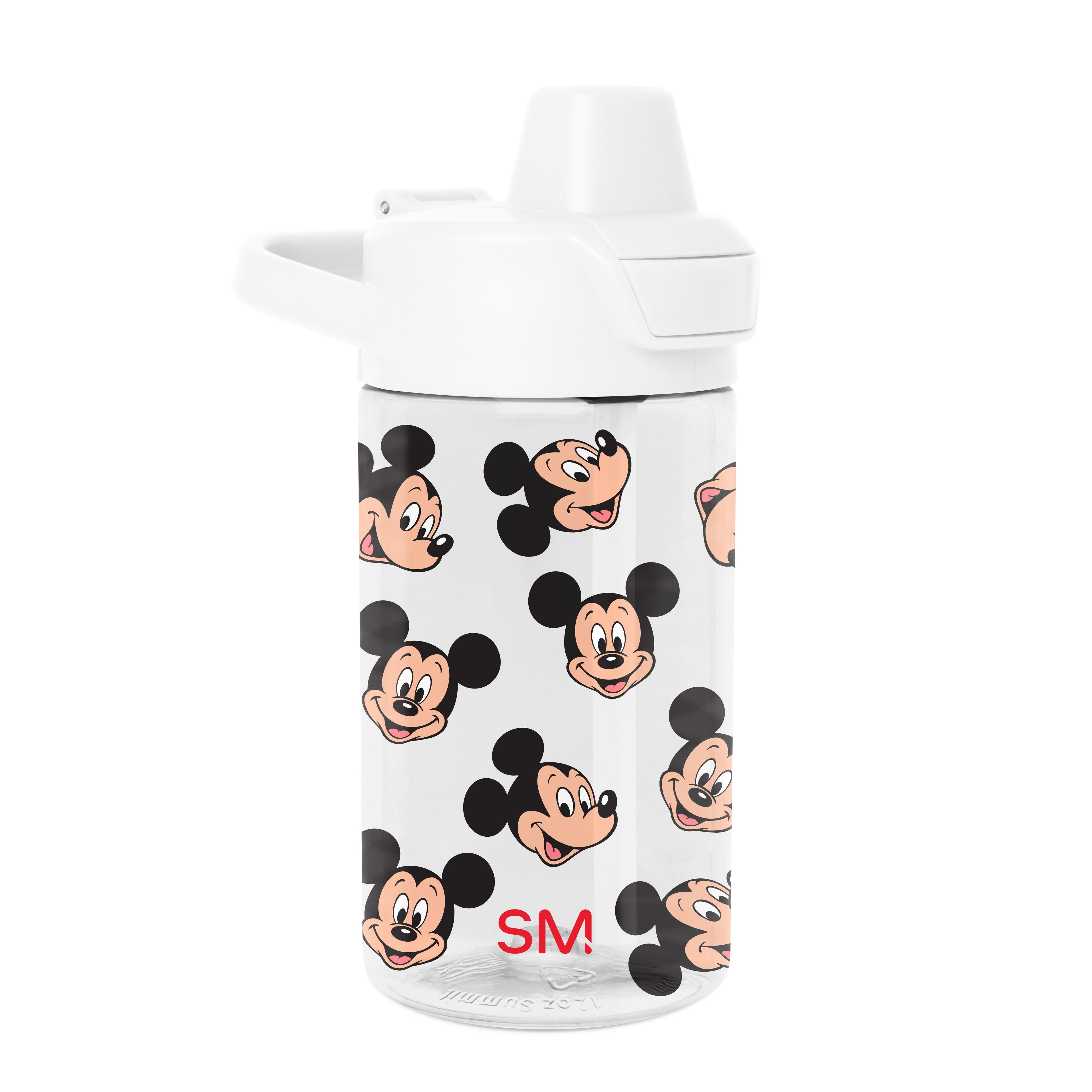 Summit Kids Plastic Water Bottle with Simple Flip Straw Lid